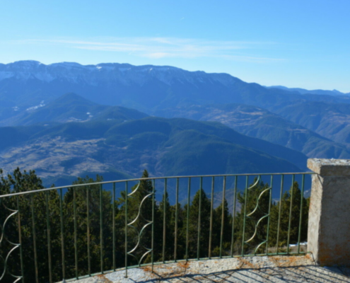 Imatge del mirador del Pla de la Llet a Aransa