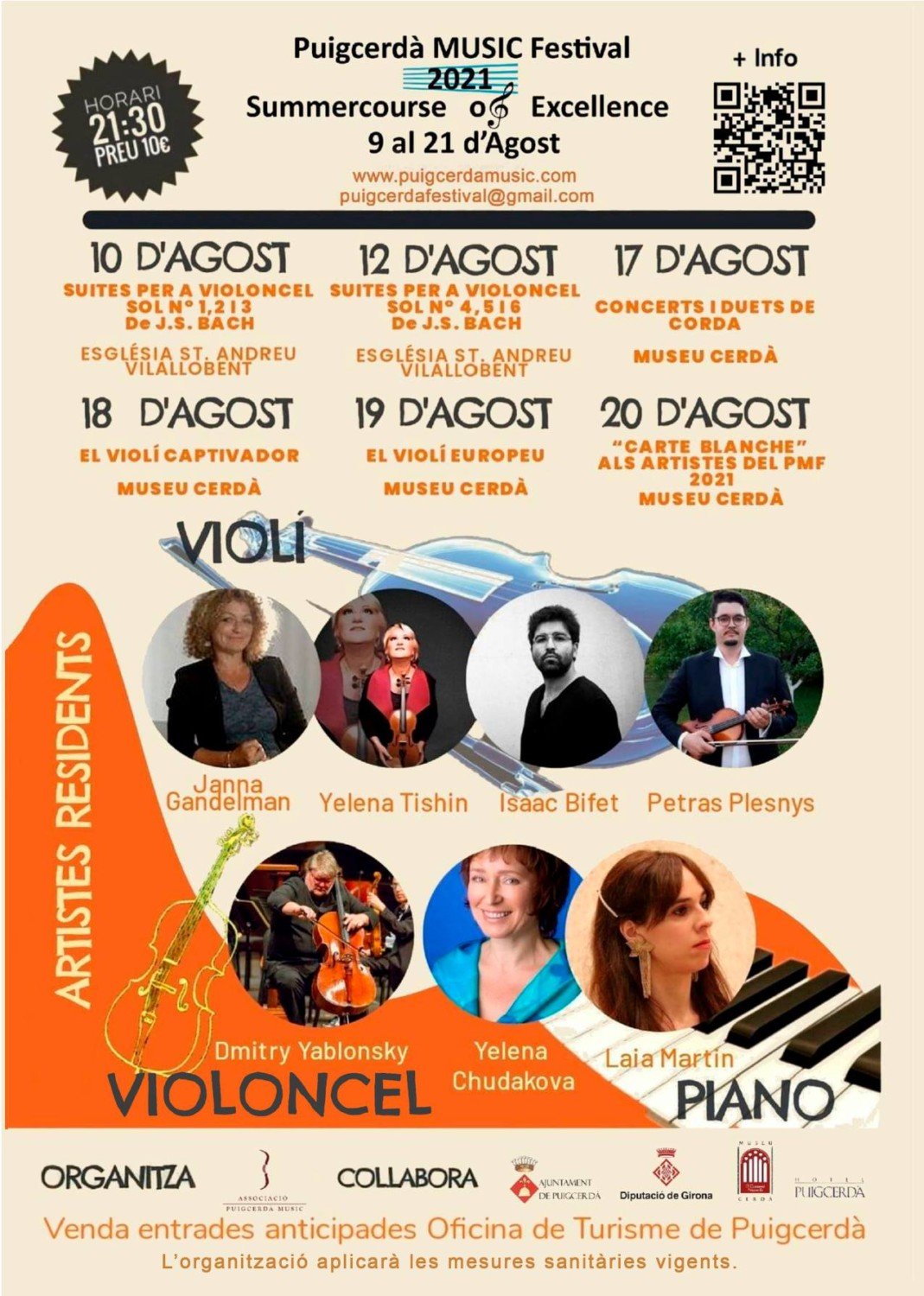 Puigcerdà Music Festival 2021. Suites per a violoncel.