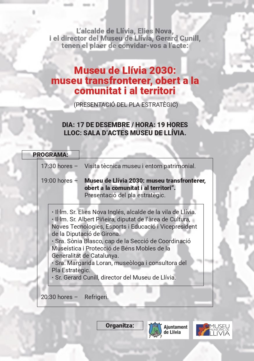 Presentació Museu de Llívia 2030: museu transfronterer, obert a la comunitat i al territori