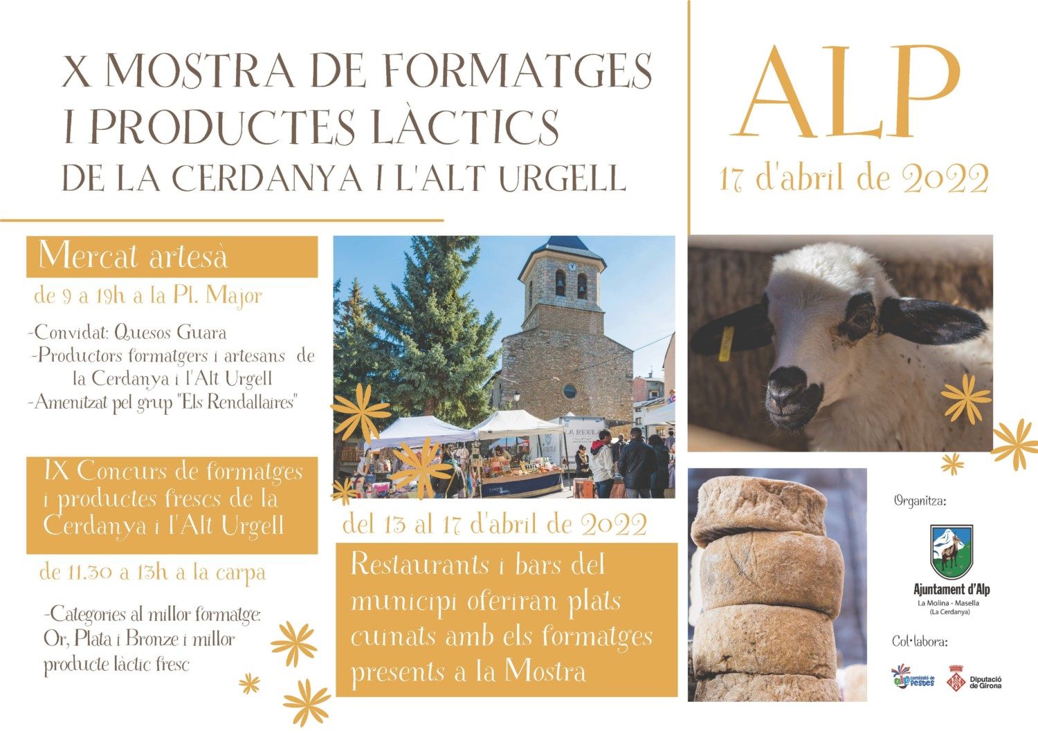 X Mostra de formatges i productes làctics de la Cerdanya i l’Alt Urgell