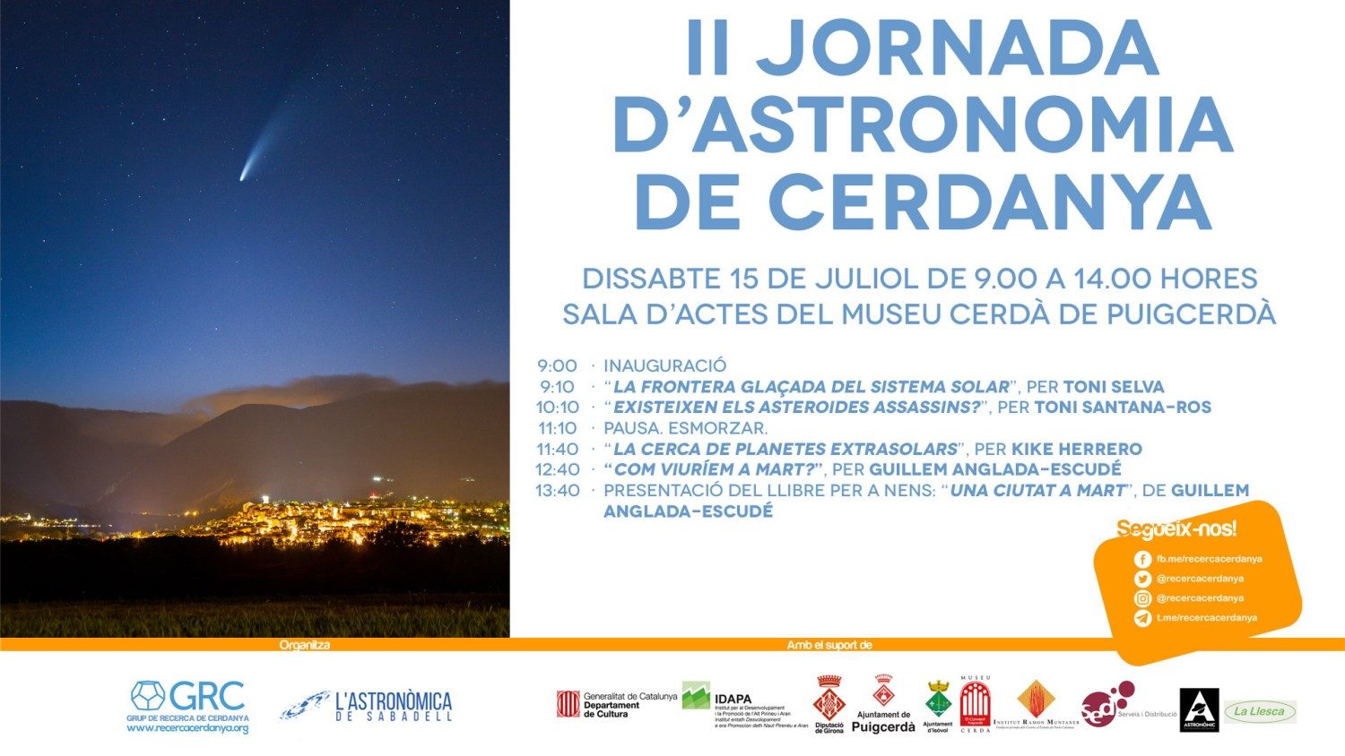 II Jornada d’Astronomia de Cerdanya