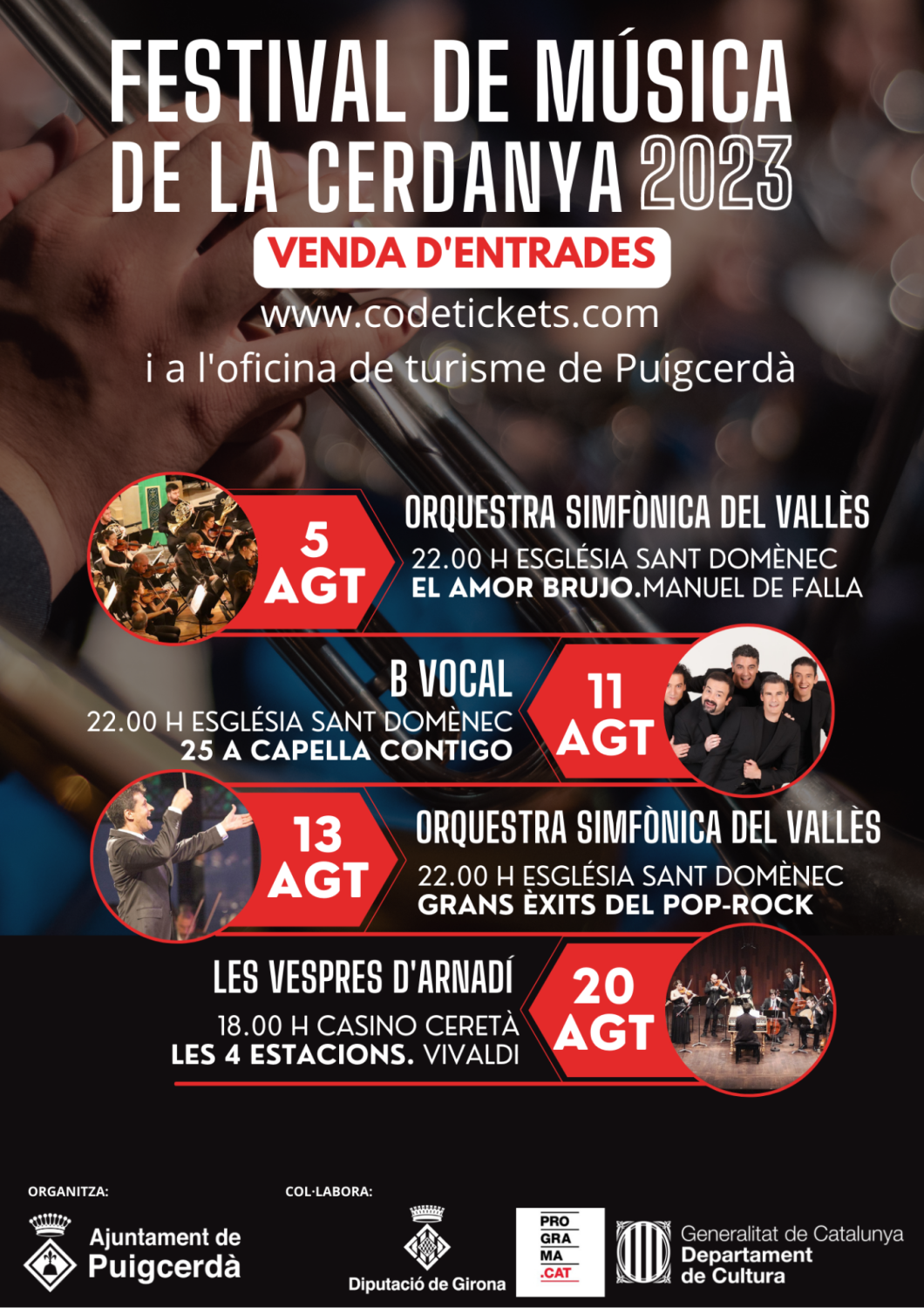 Festival de Música de la Cerdanya - Orquestra Simfònica del Vallès. El amor brujo.