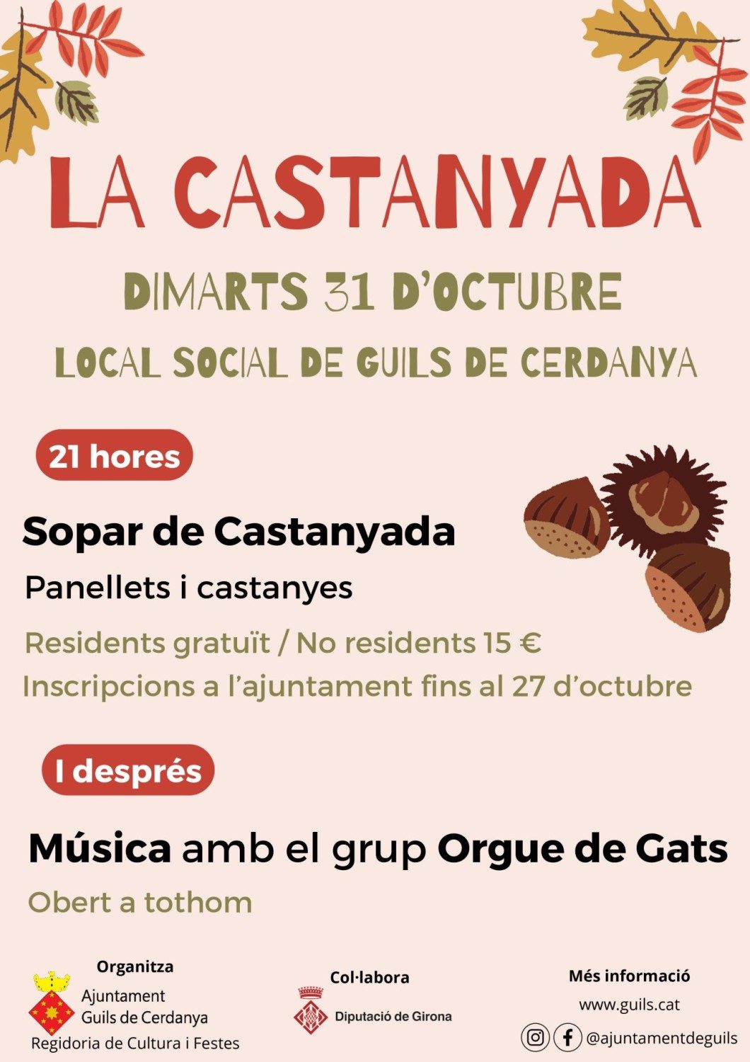 Castanyada a Guils de Cerdanya