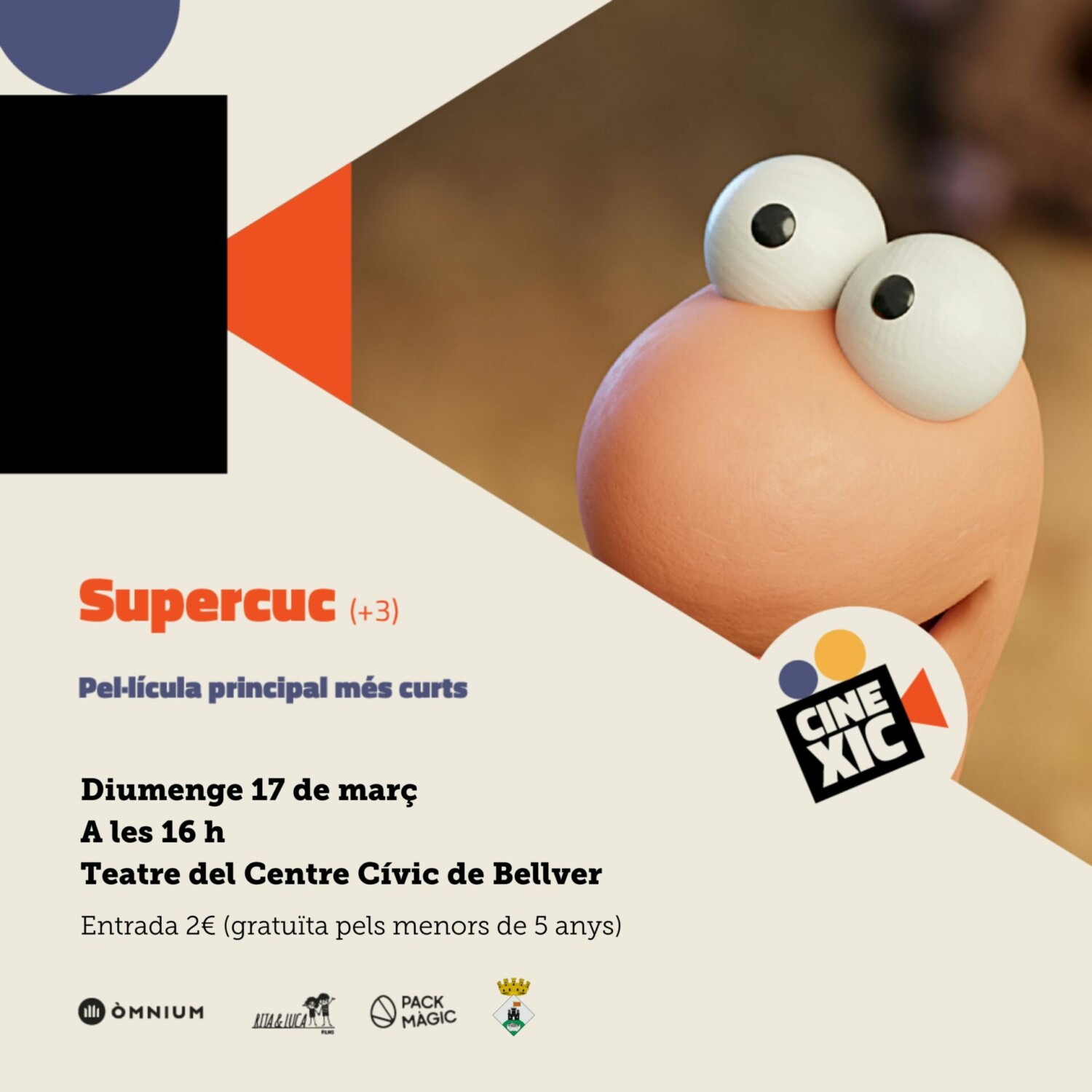 Cinexic: Projecció de la pel·lícula "Supercuc"