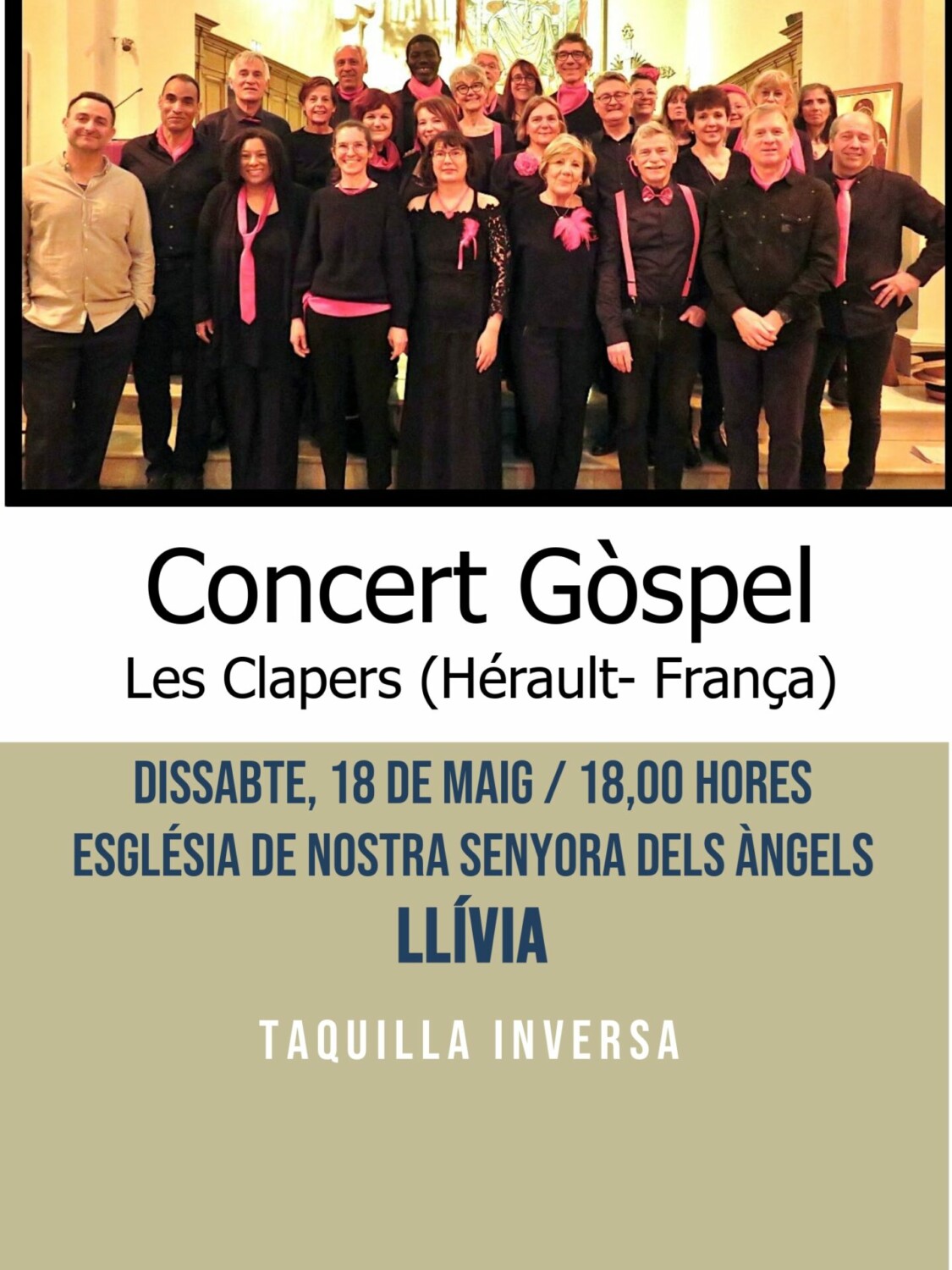 Concert de gòspel amb Les Clapers