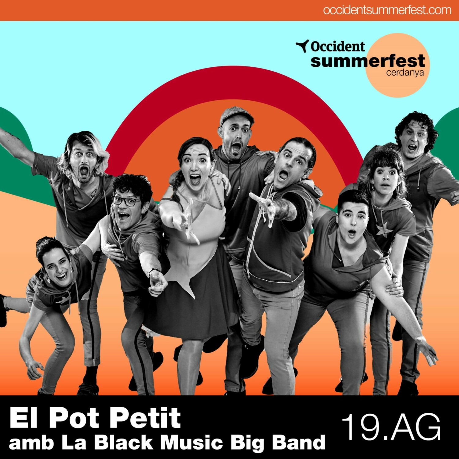 Festival Occident Summerfest Cerdanya - El Pot Petit amb La Black Music Big Band