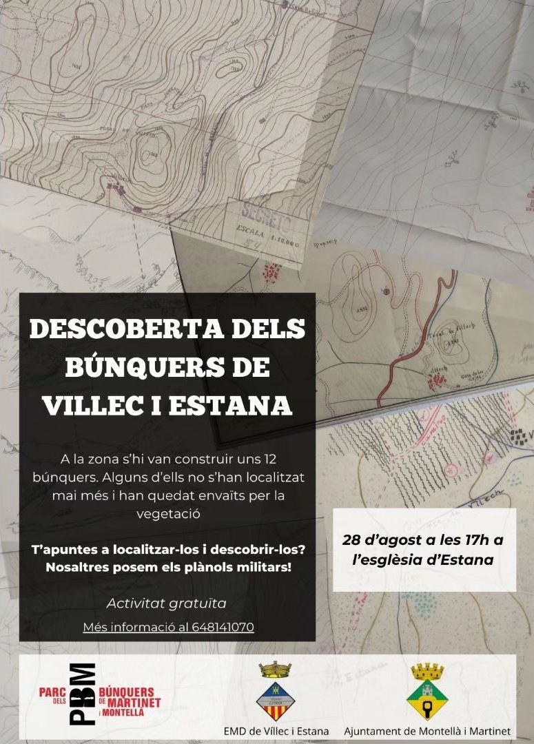 Descoberta dels búnquers de Villec i Estana