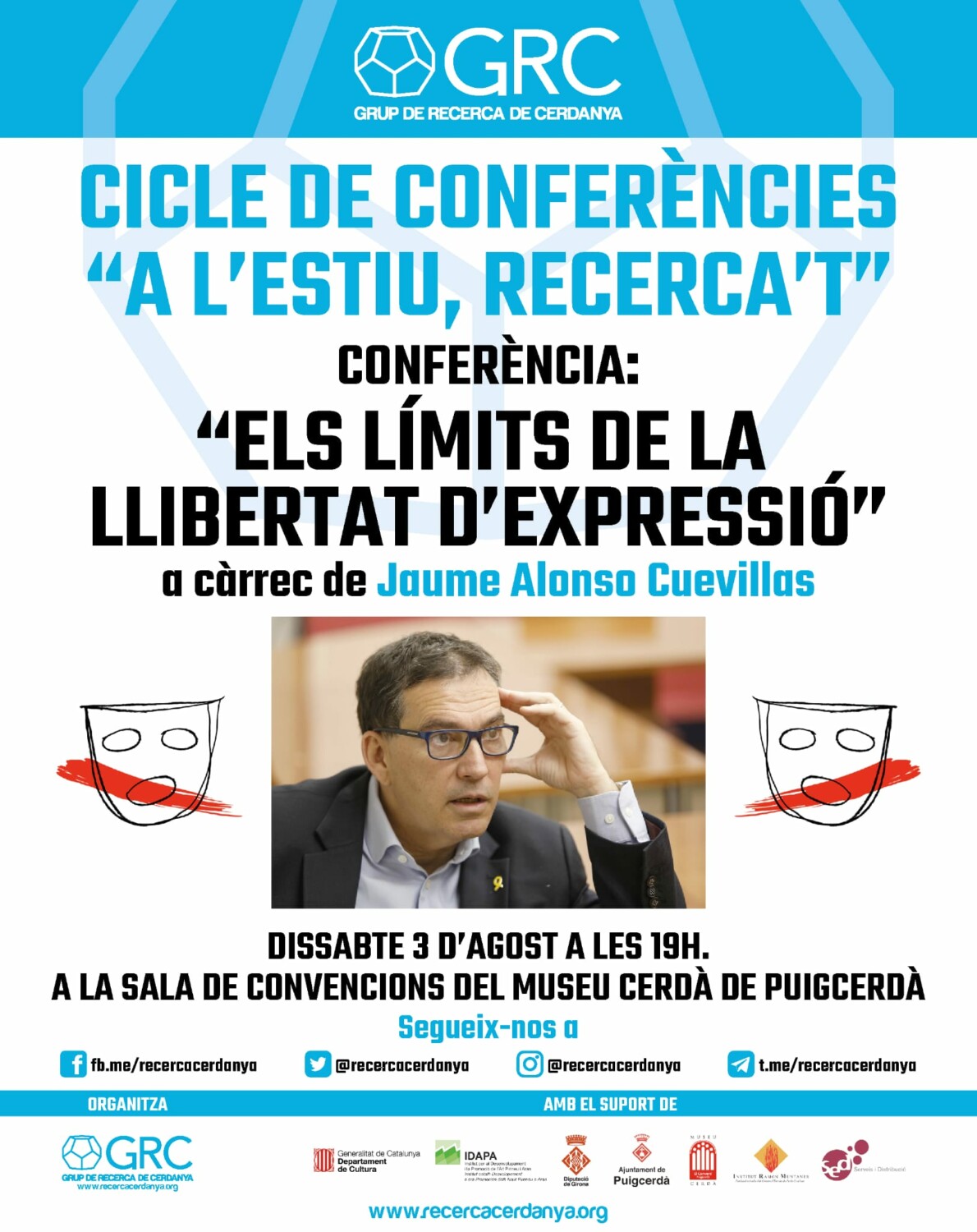 Conferència: Els límits de la llibertat d'expressió, amb Jaume Alonso Cuevillas