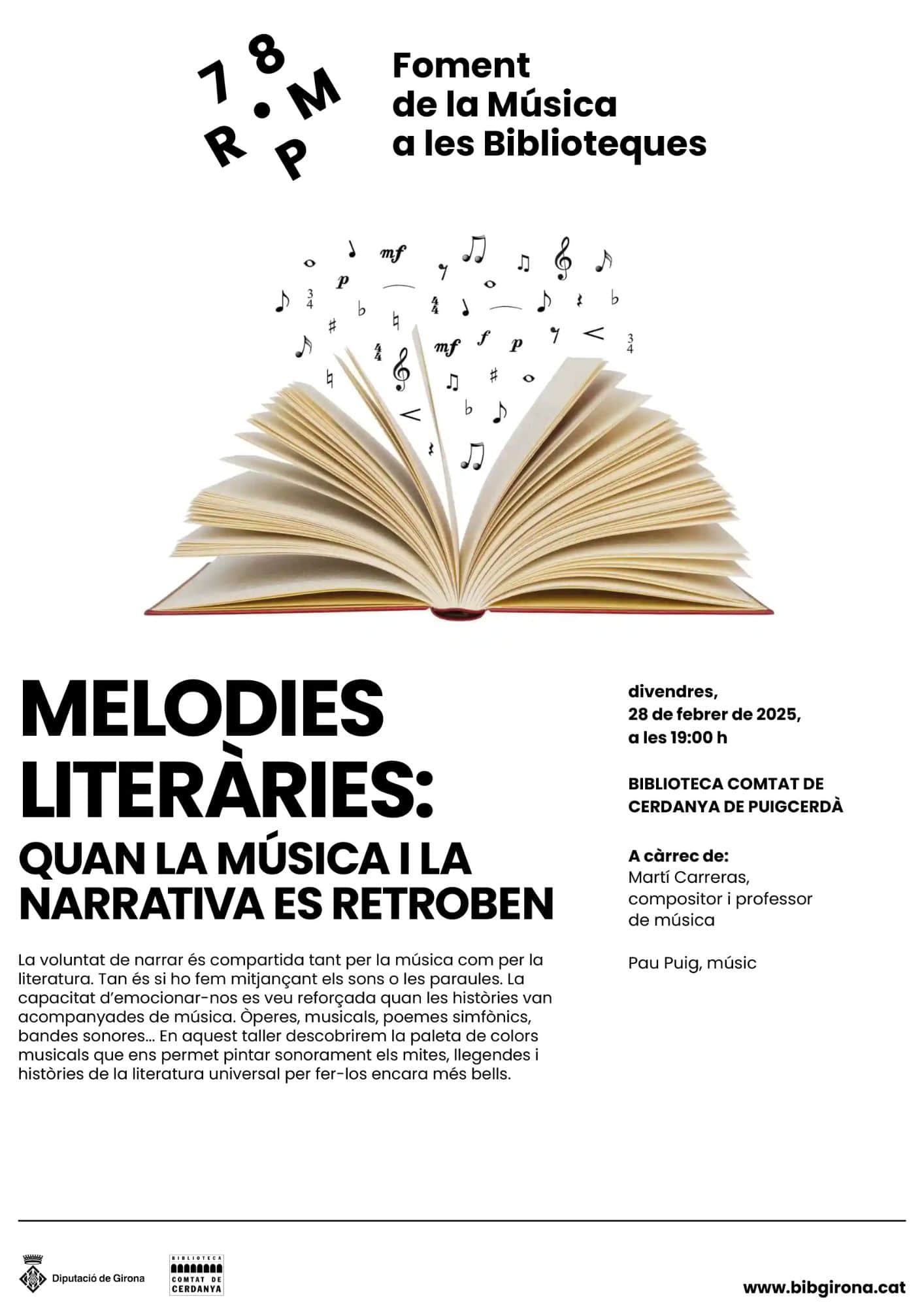 Cicle 78 RPM - Melodies literàries: quan la música i la narrativa es retroben