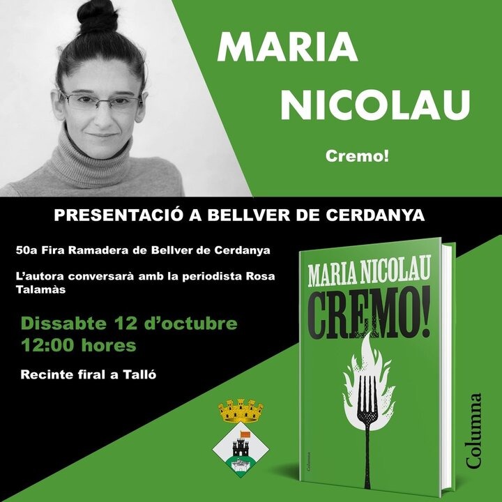 Presentació del llibre Cremo! de la cuinera Maria Nicolau