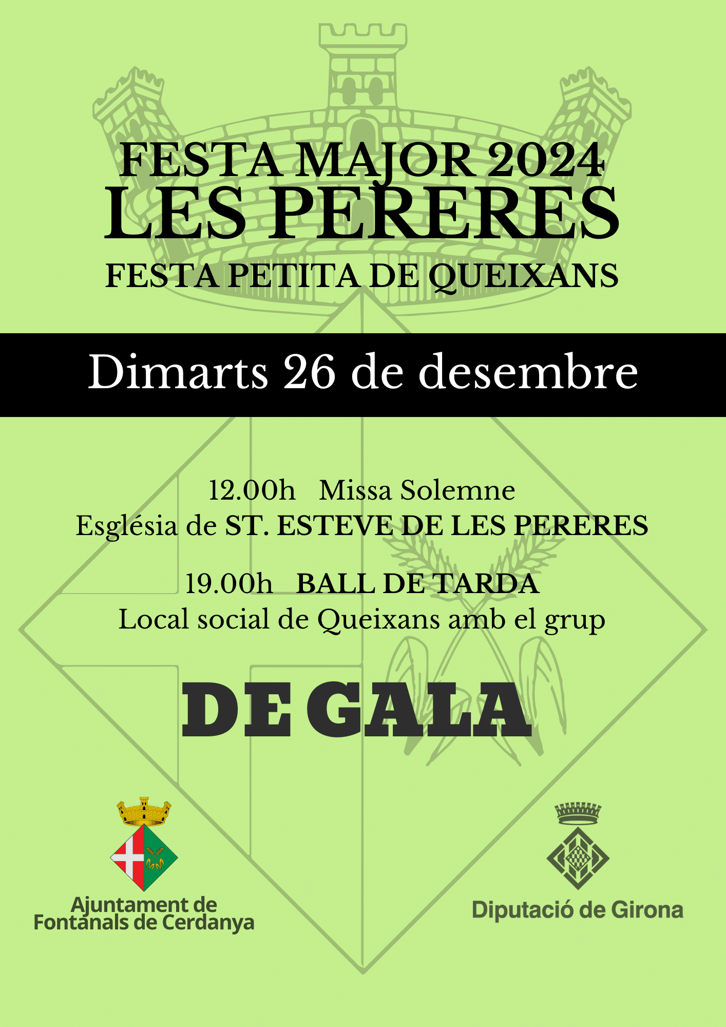 Festa Major de Les Pereres i Petita de Queixans