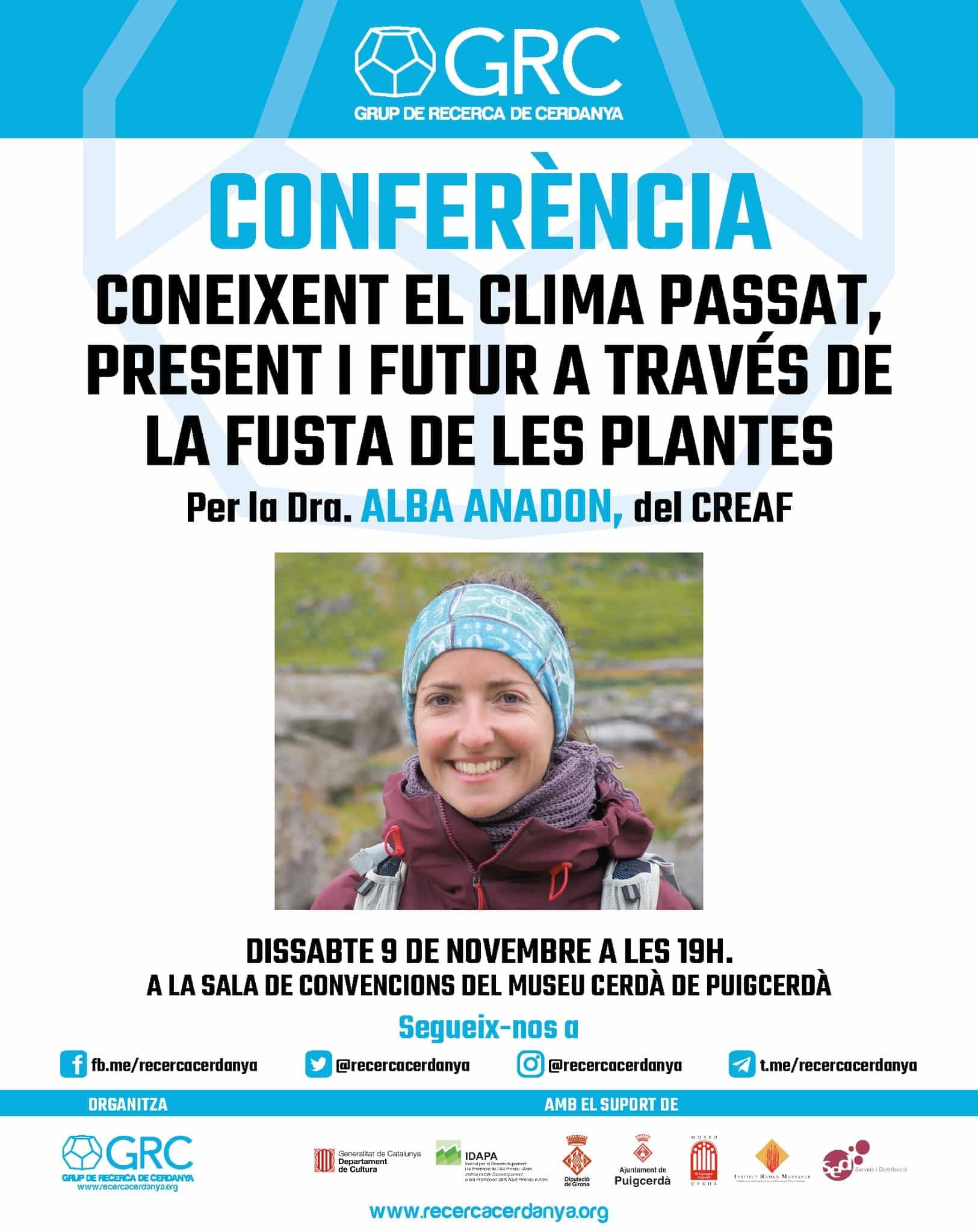 Conferència: Coneixent el clima passat, present i futur a través de la fusta de les plantes