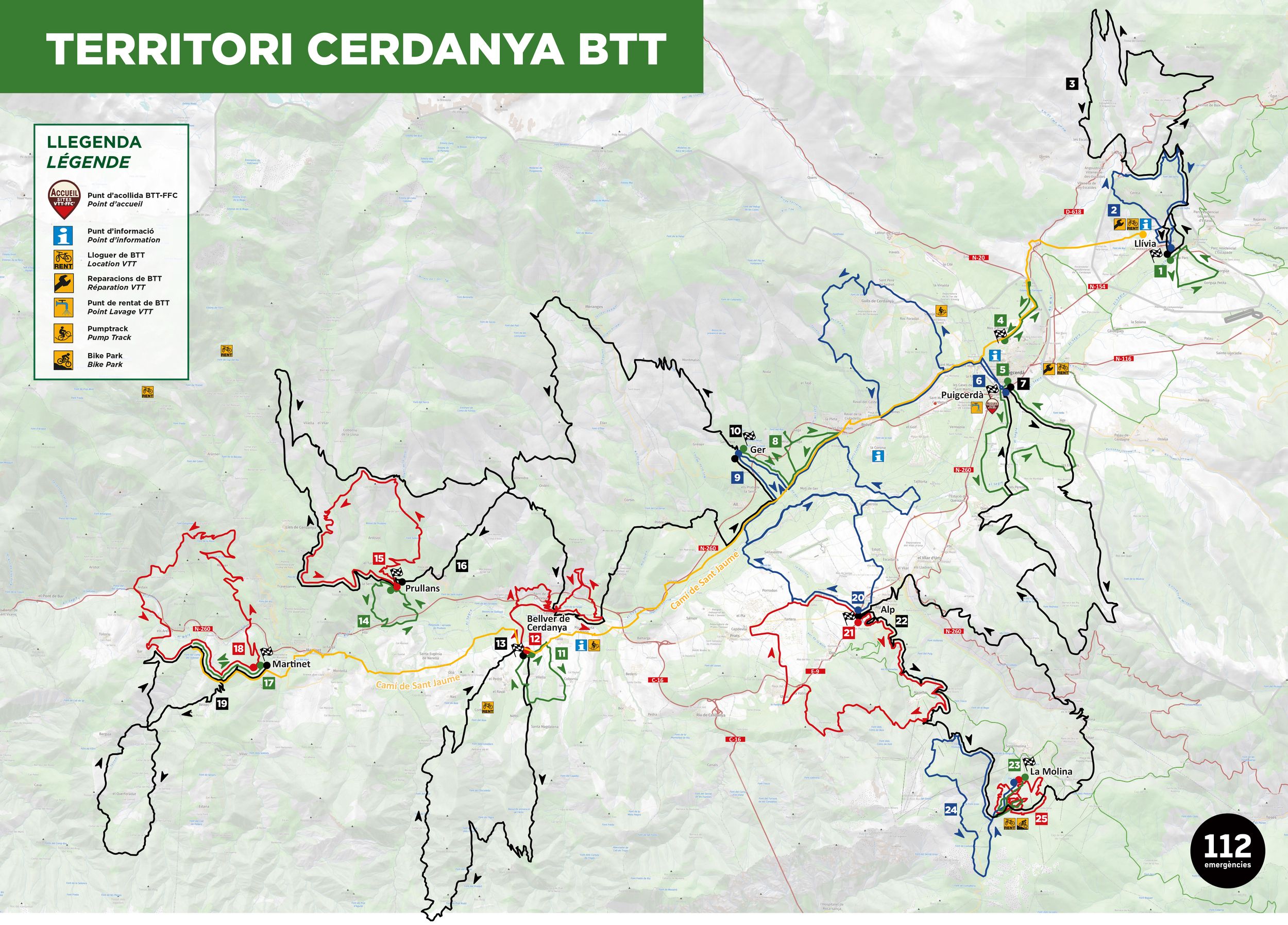 AA Test mapa BTT