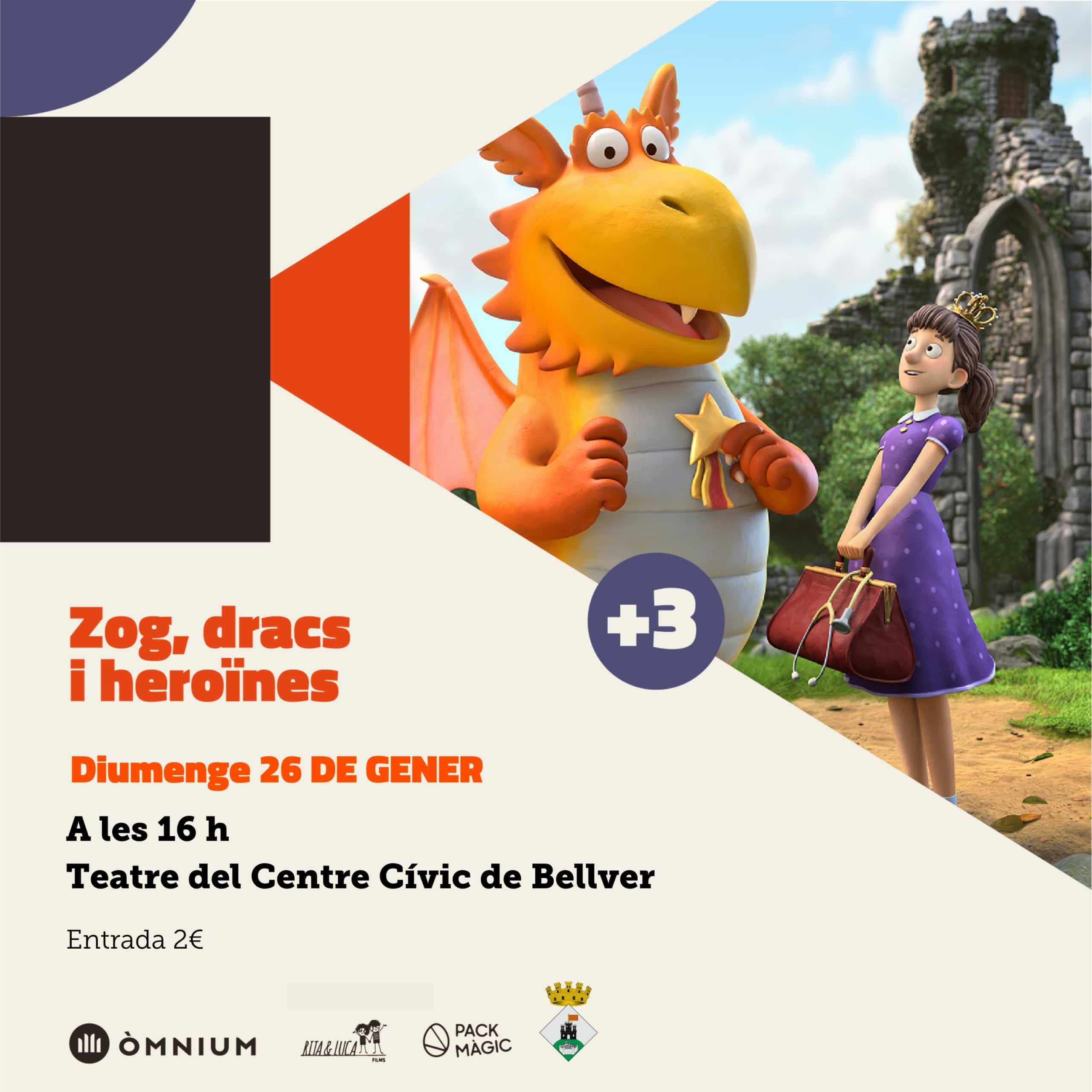 Cinexic: Projecció de la pel·lícula "Zog, dracs i heroïnes"