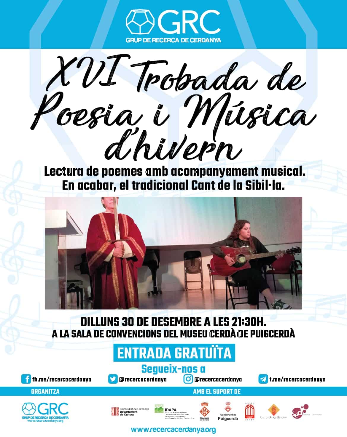 XVI Trobada de Poesia i Música d’hivern. Cant de la Sibil·la.