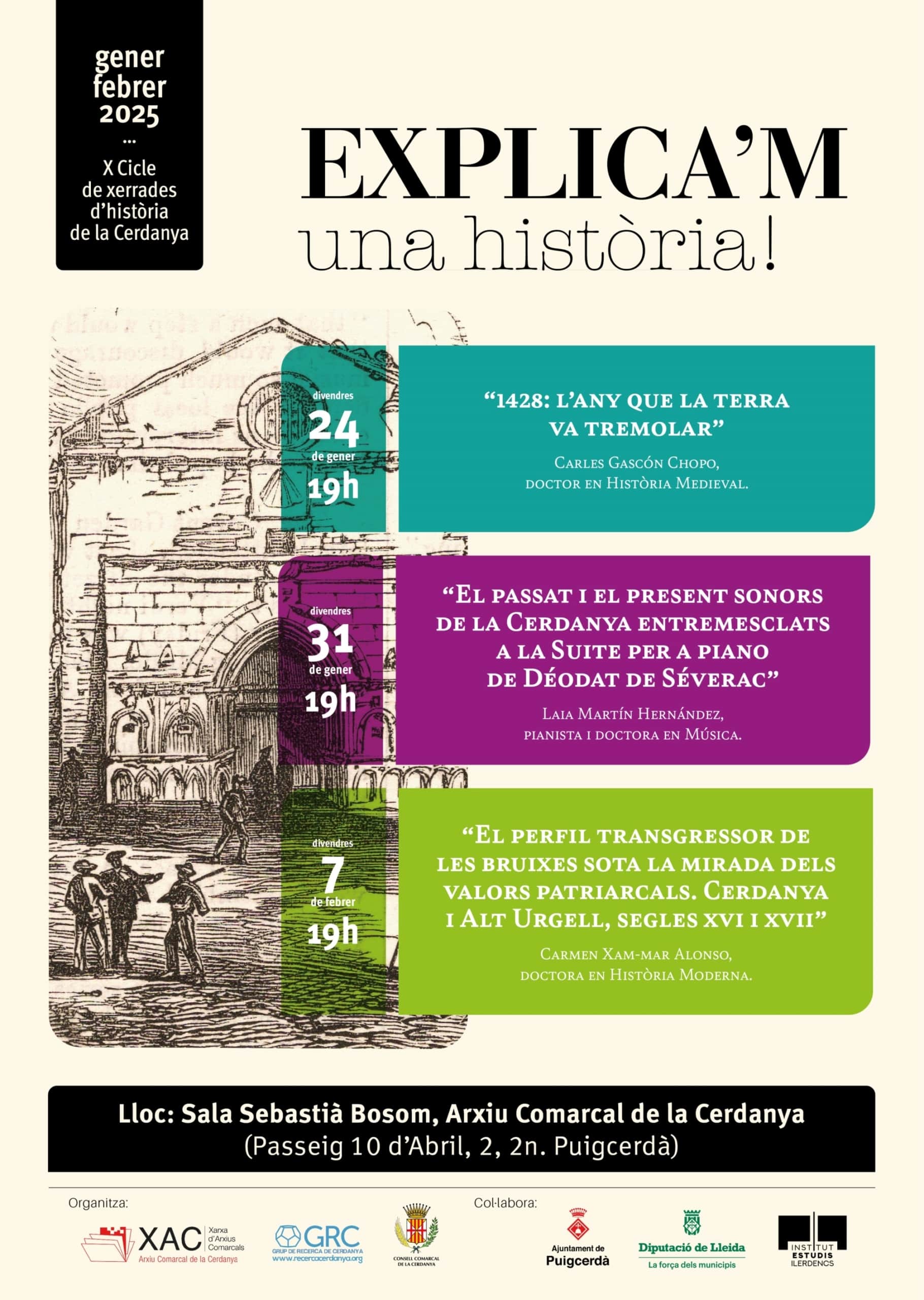 Explica'm una història: "El perfil transgressor de les bruixes sota la mirada dels valors patriarcals. Cerdanya i Alt Urgell, segles XVI i XVII"