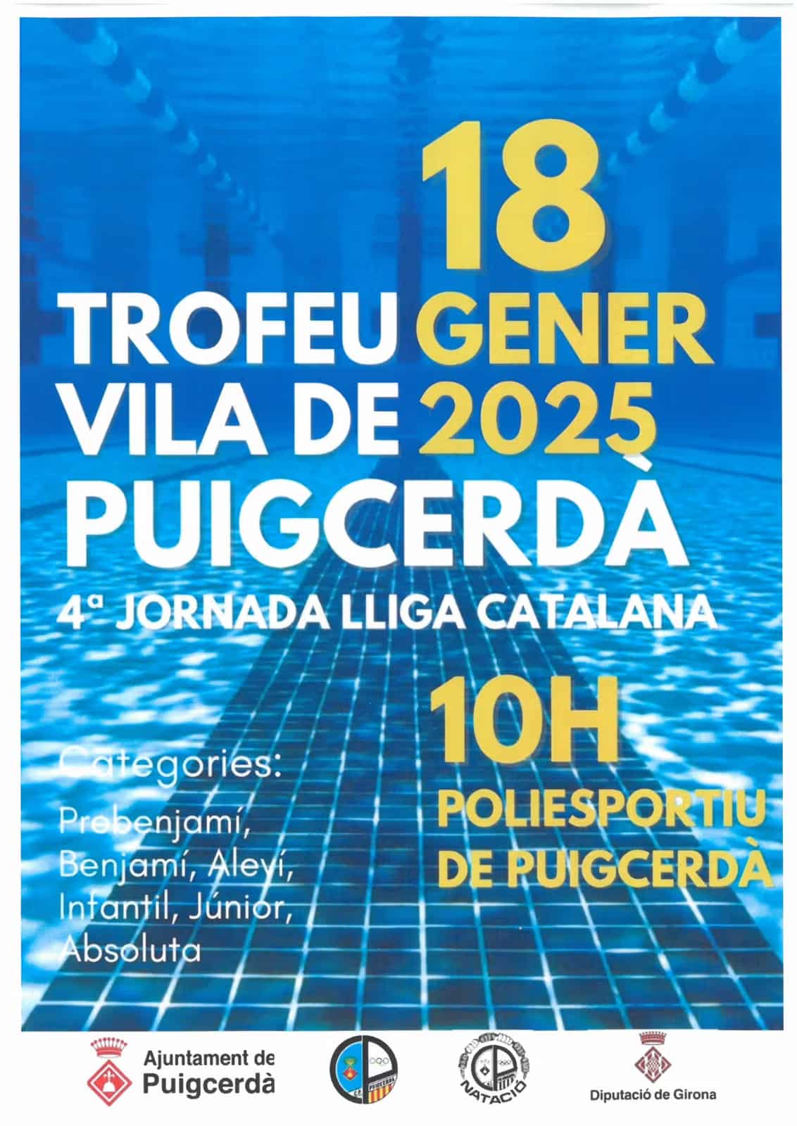 Trofeu de Natació Vila de Puigcerdà, 4ª Jornada Lliga Catalana