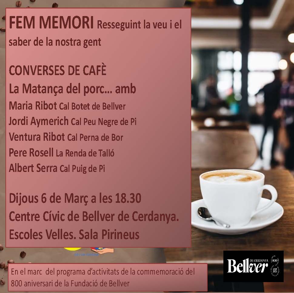 Fem Memori: Converses de cafè