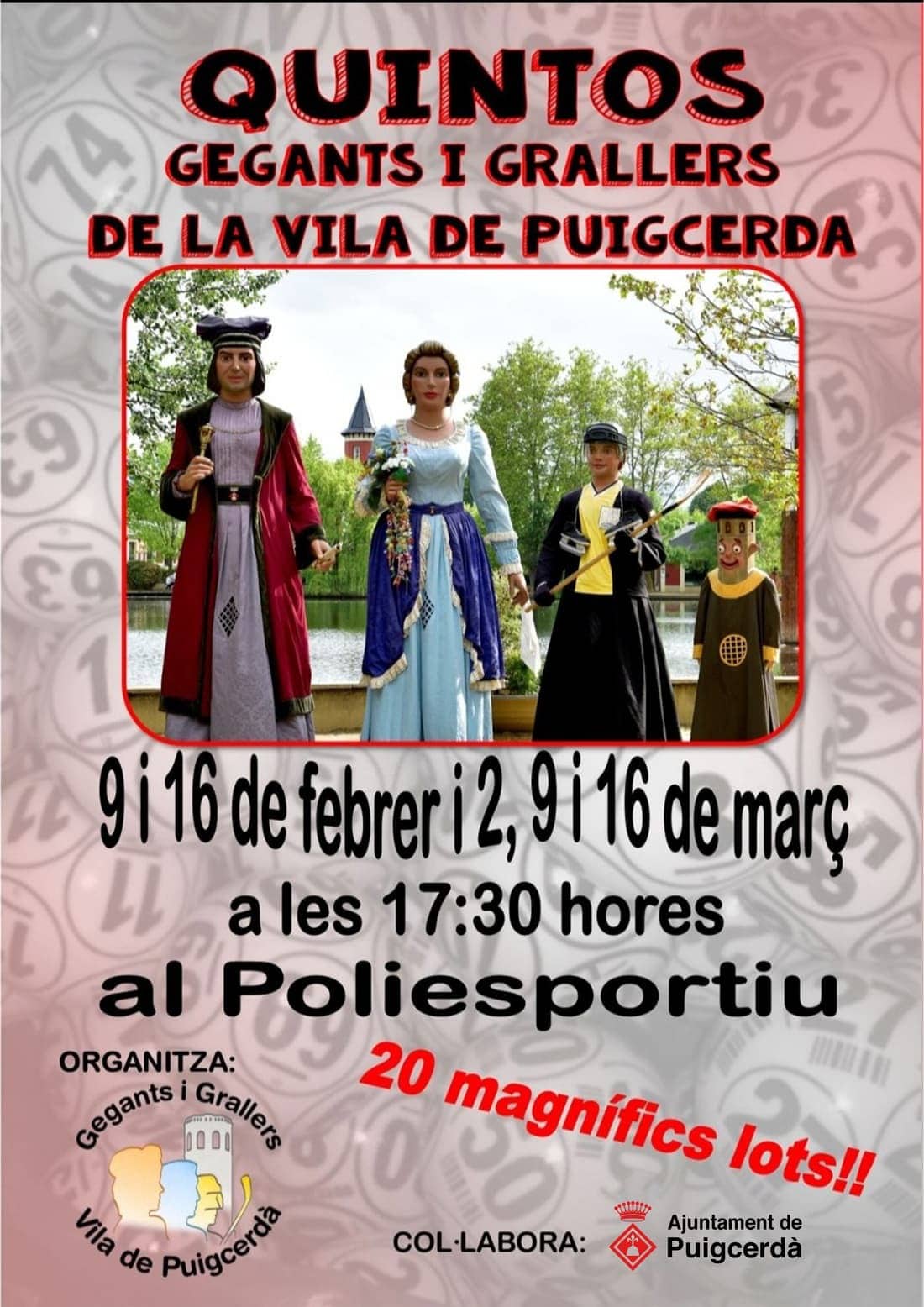 Quintos gegants i grallers de la vila de Puigcerdà