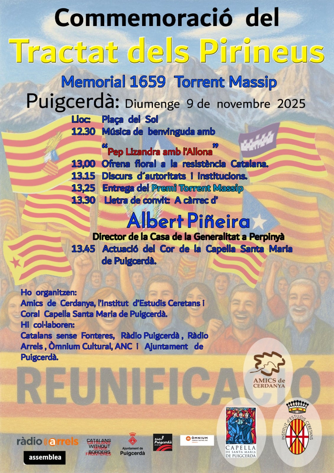 Commemoració del Tractat dels Pirineus - Memorial Salvador Torrent Masip