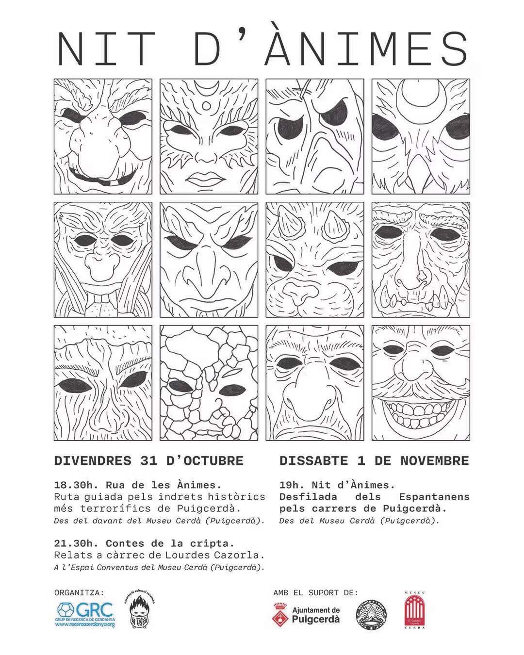 Nit d'Ànimes 2025: Desfilada dels Espantanens pels carrers de Puigcerdà