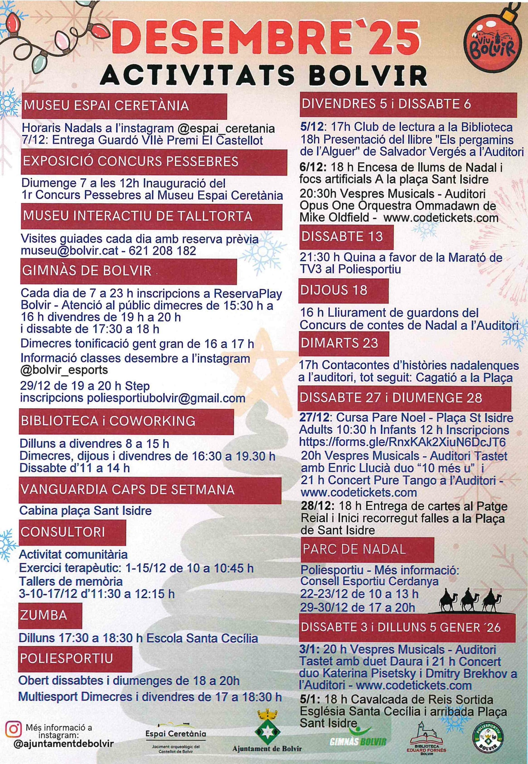 Inauguració del 1r Concurs de Pessebres