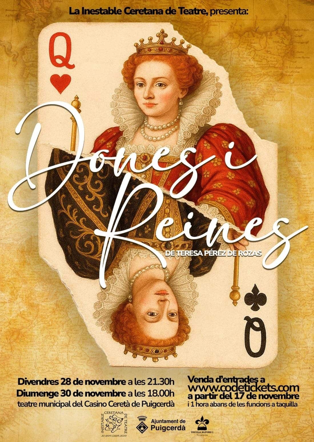 Teatre: Dones i Reines, de l'Inestable Ceretana de Teatre