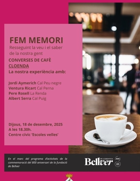 Fem memori - Converses de cafè "L'escola"