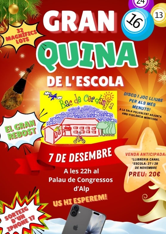 Gran Quina de l'escola Bac de Cerdanya d'Alp