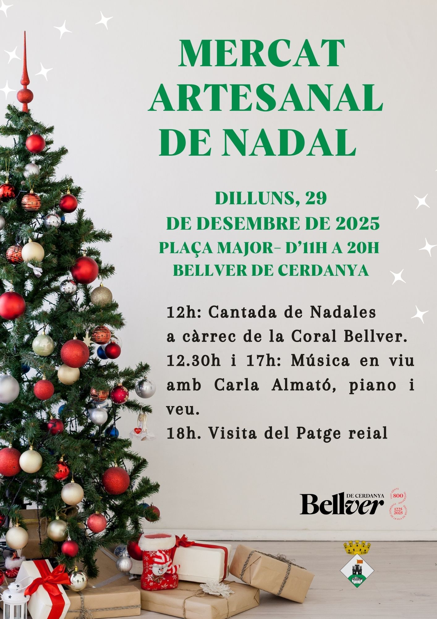 Mercat Artesanal de Nadal a Bellver de Cerdanya