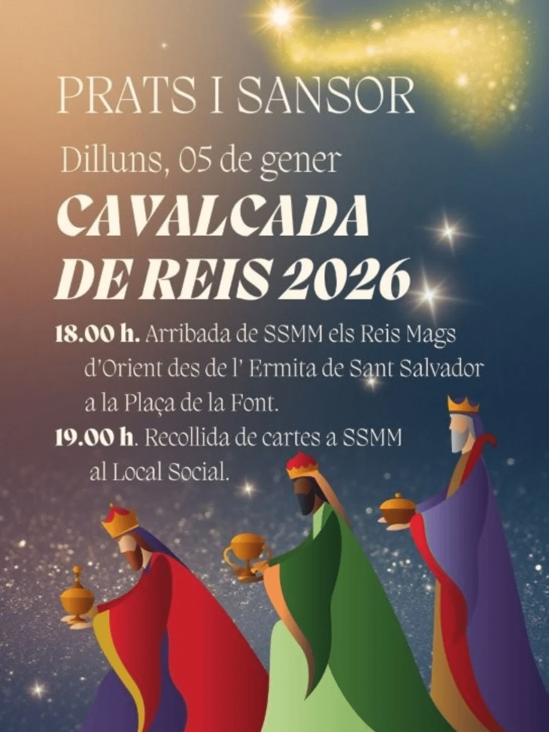 Cavalcada de Reis a Prats