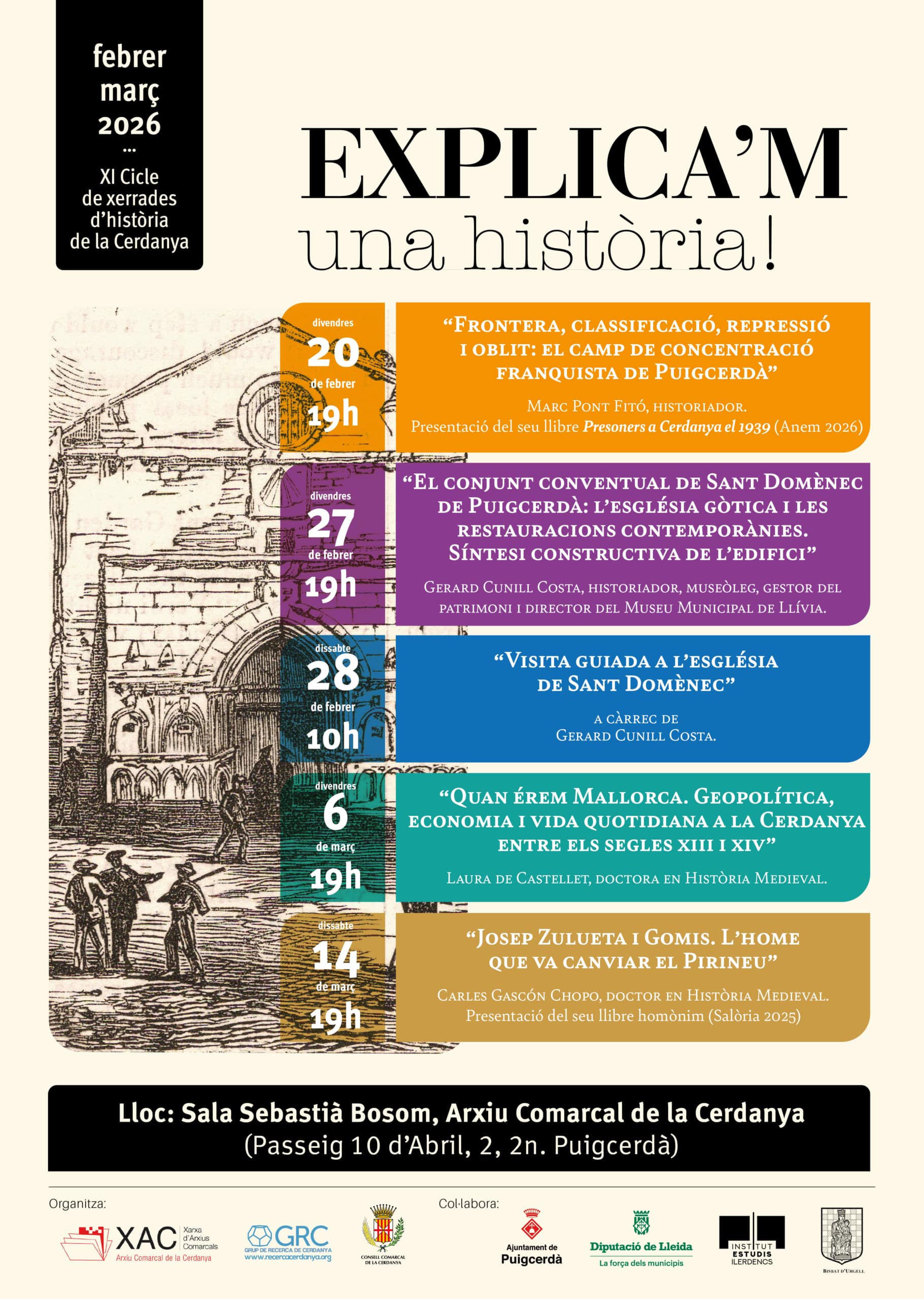 Explica'm una història: "Frontera, classificació, repressió i oblit: el camp de concentració franquista de Puigcerdà"