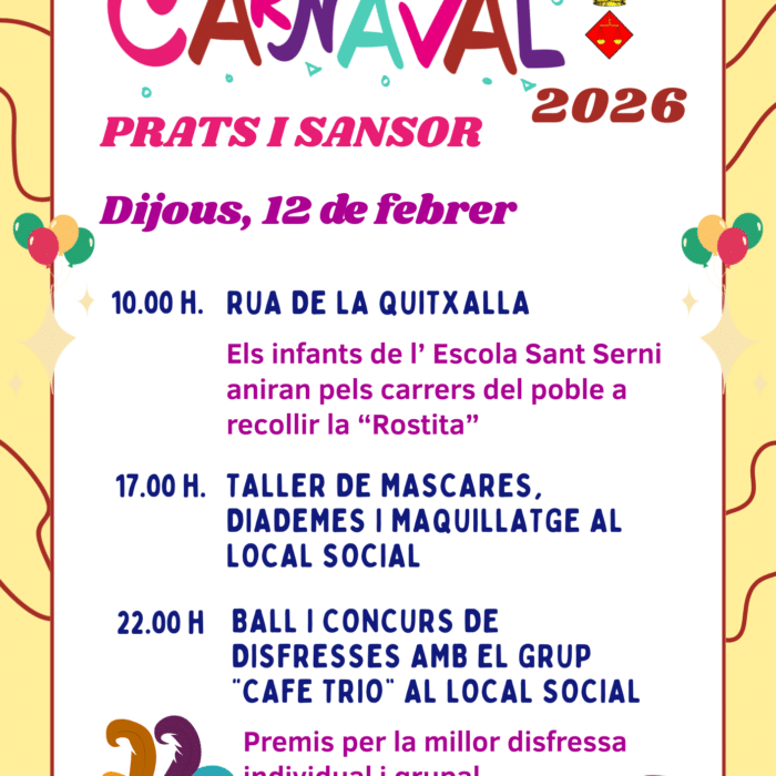 Carnaval a Prats i Sansor