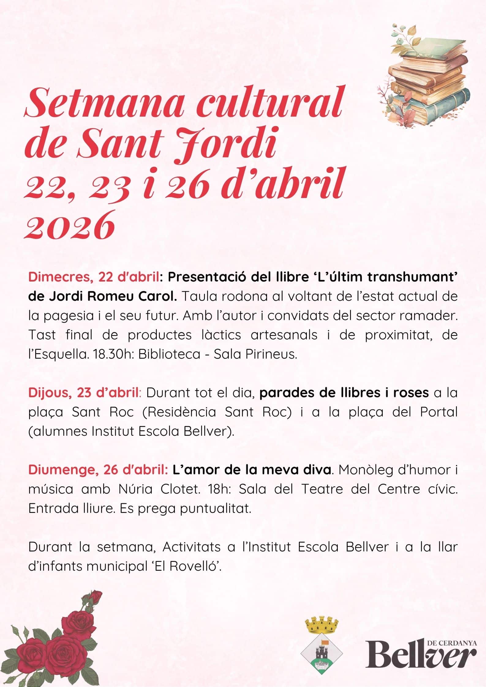 Setmana cultural de Sant Jordi a Bellver de Cerdanya