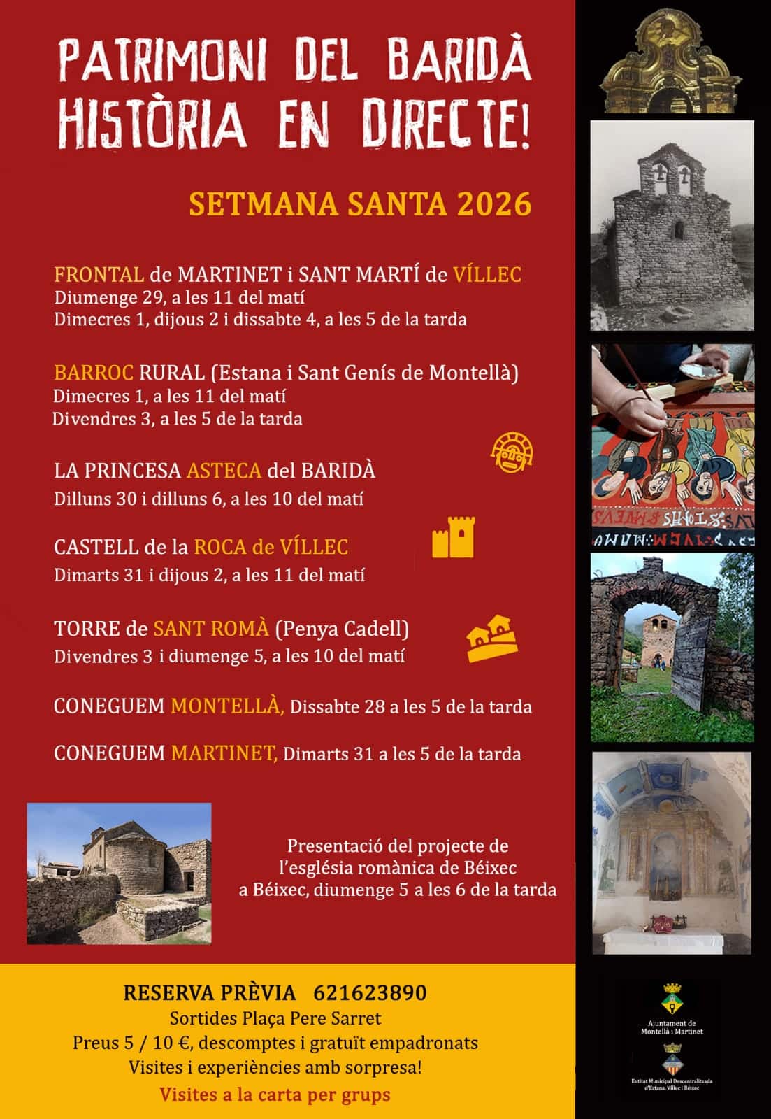 Visita guiada alfrontal de Martinet i Sant Martí de Víllec