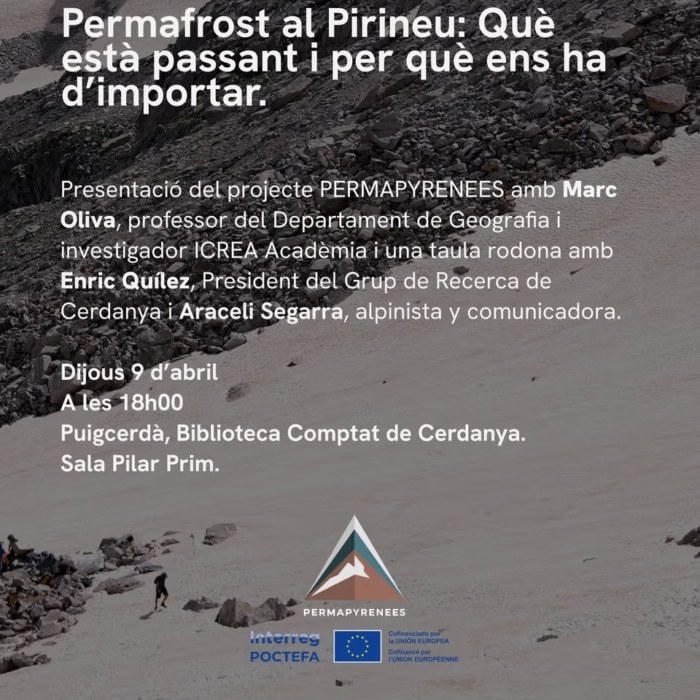 Permafrost al Pirineu: què està passant i per què ens ha d'importar