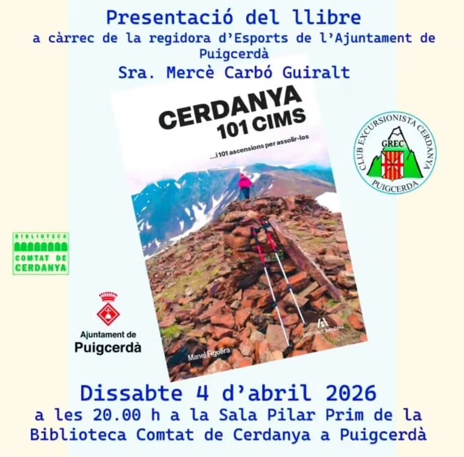 Presentació del llibre "Cerdanya: 101 cims... i 101 ascensions per assolir-los"