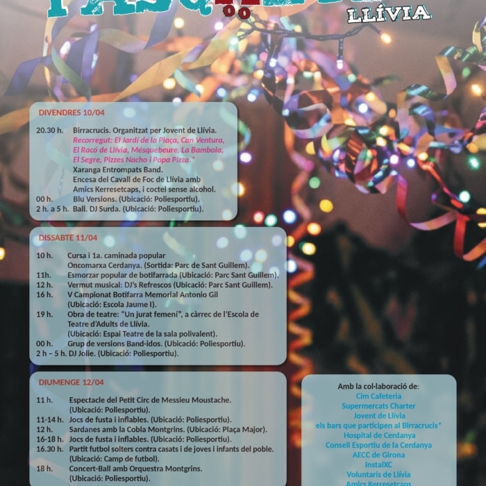 Pasqüetes 2026 (Festa Major de Llívia)