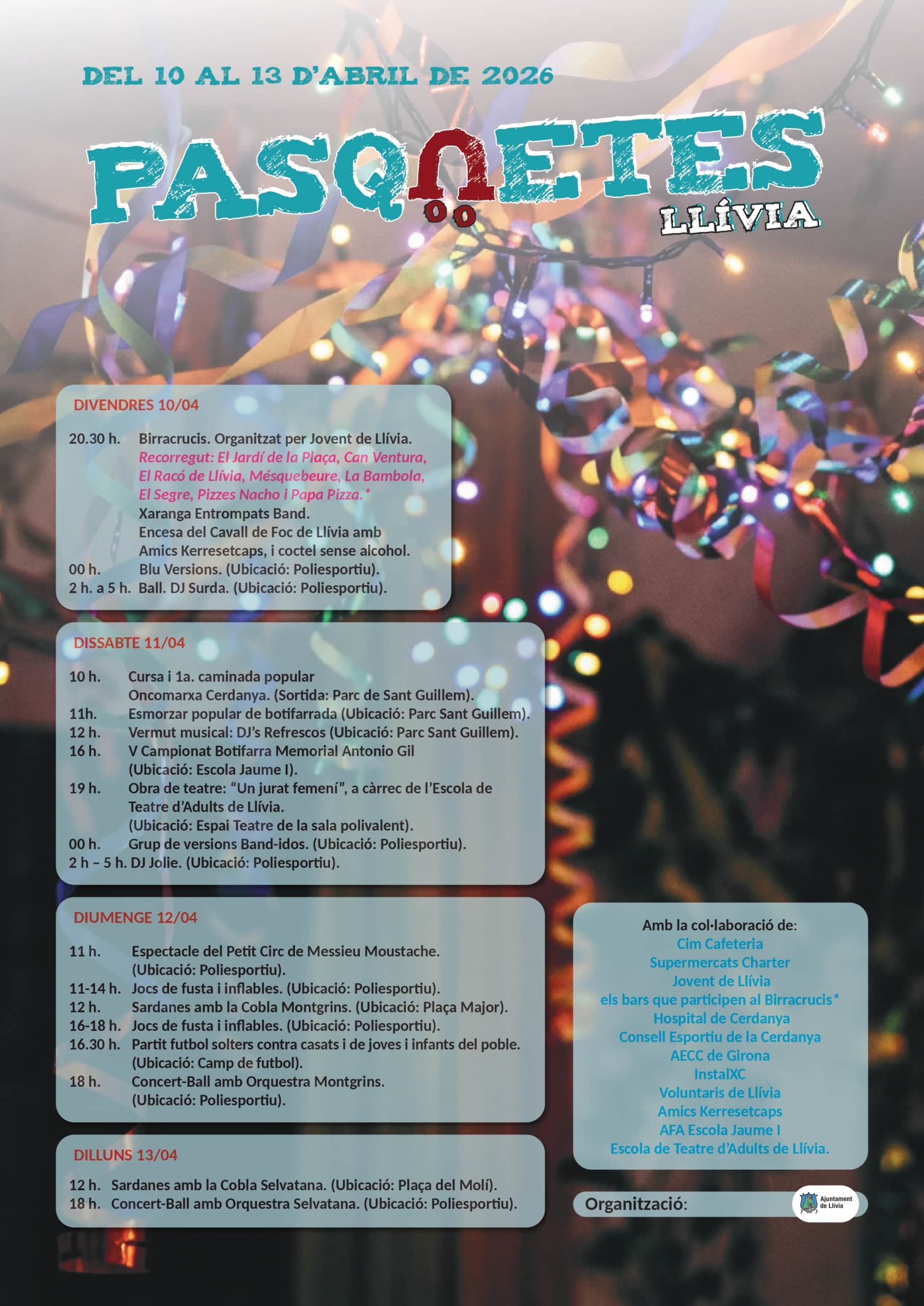 Pasqüetes 2026 (Festa Major de Llívia)