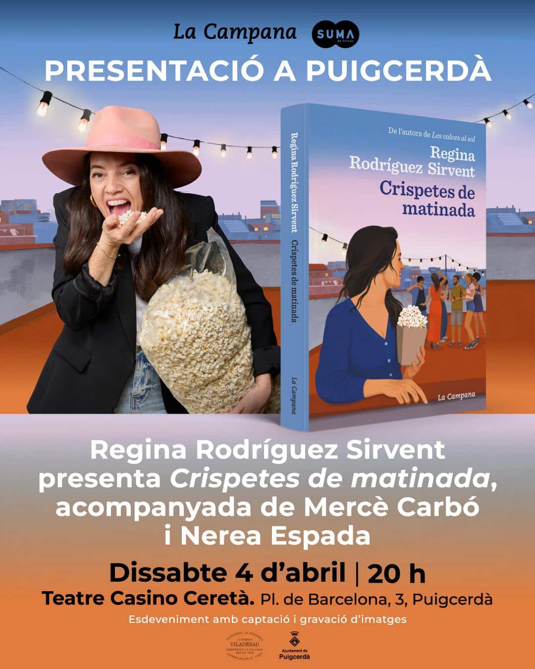 Presentació del llibre "Crispetes de matinada", de Regina Sirvent